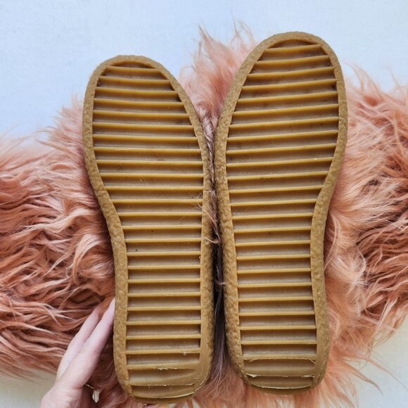 Jeffrey Campbell Platform Fluffy Pink Faux Fur Boots Winter Cozy Glam Boho Punk - Picture 4 of 8